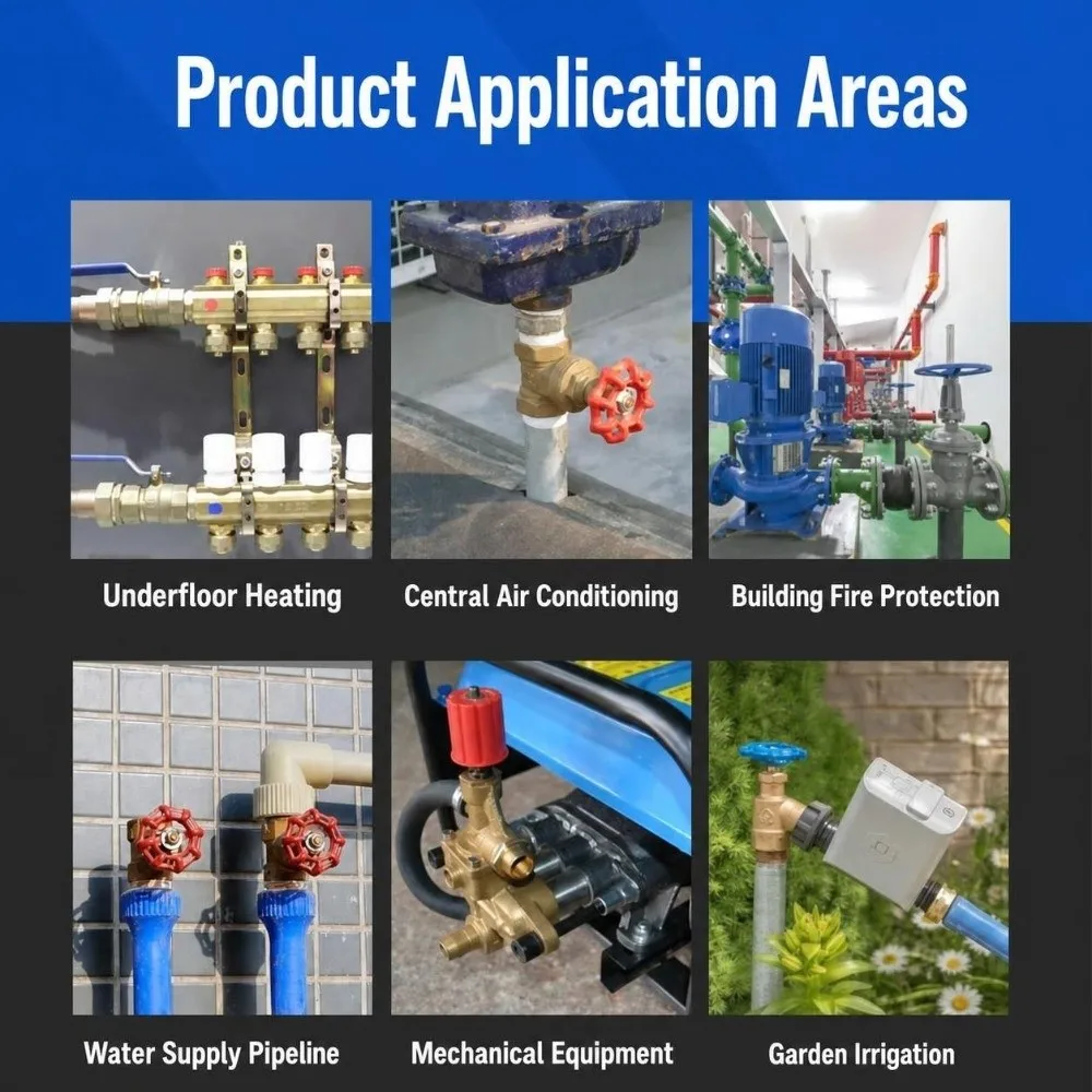Durable BSPP Thread Brass Check Valve Male To Mal Male To Male One Way Valve 1/2