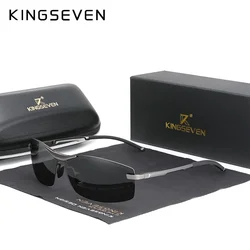 KINGSEVEN Design Aluminum Sunglasses High Quality Polarized Men's Glasses Male Sun Glasses Outdoor Sports Eyewear