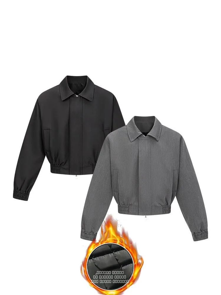 

Мужская повседневная куртка Bla с хлопковой подкладкой, отложным воротником и широкими наплечниками, для весенне-осенне-зимнего сезона