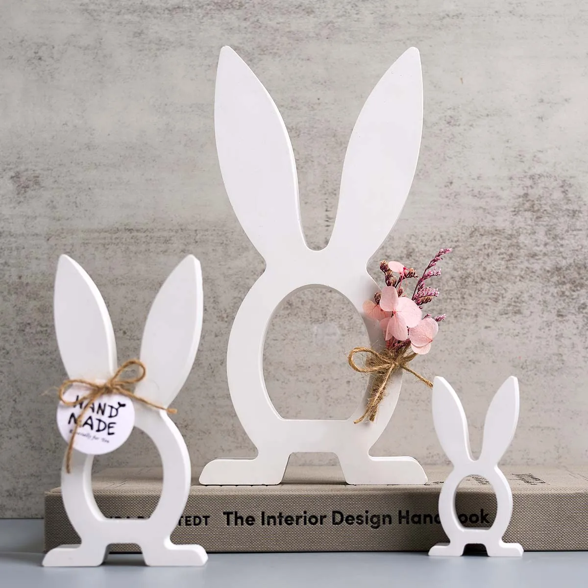 3D Kaninchen Silikon Kerze Form DIY Osterhase Teelicht Kerzenhalter Gussformen Seife Gips Harz Handwerk Machen Wohnkultur