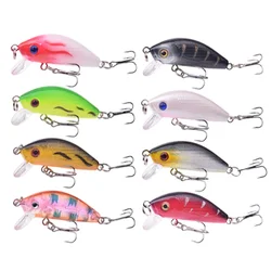 Crankbait flotante Wobbler para lubina y carpa - 5 cm, 3,8 g