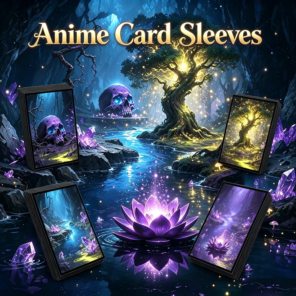 60Pcs/Pack Animation Card Sleeves 66 X 91mm Used for Standard Size Board Game Trading Cards Game collection card TCG Cards