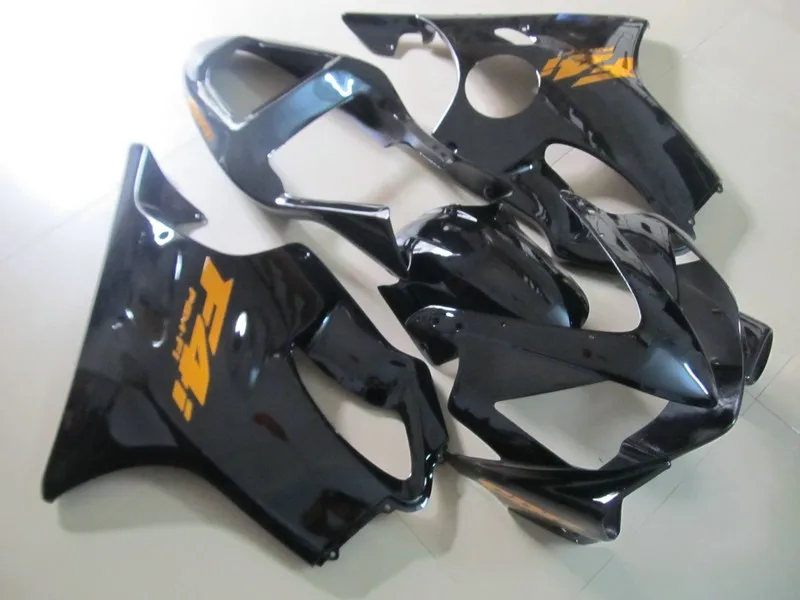 Injection mold Fairing kit for  CBR600F4I 01 02 03 CBR600 F4I 2001 2002 2003 ABS Gloss black Fairings set od5