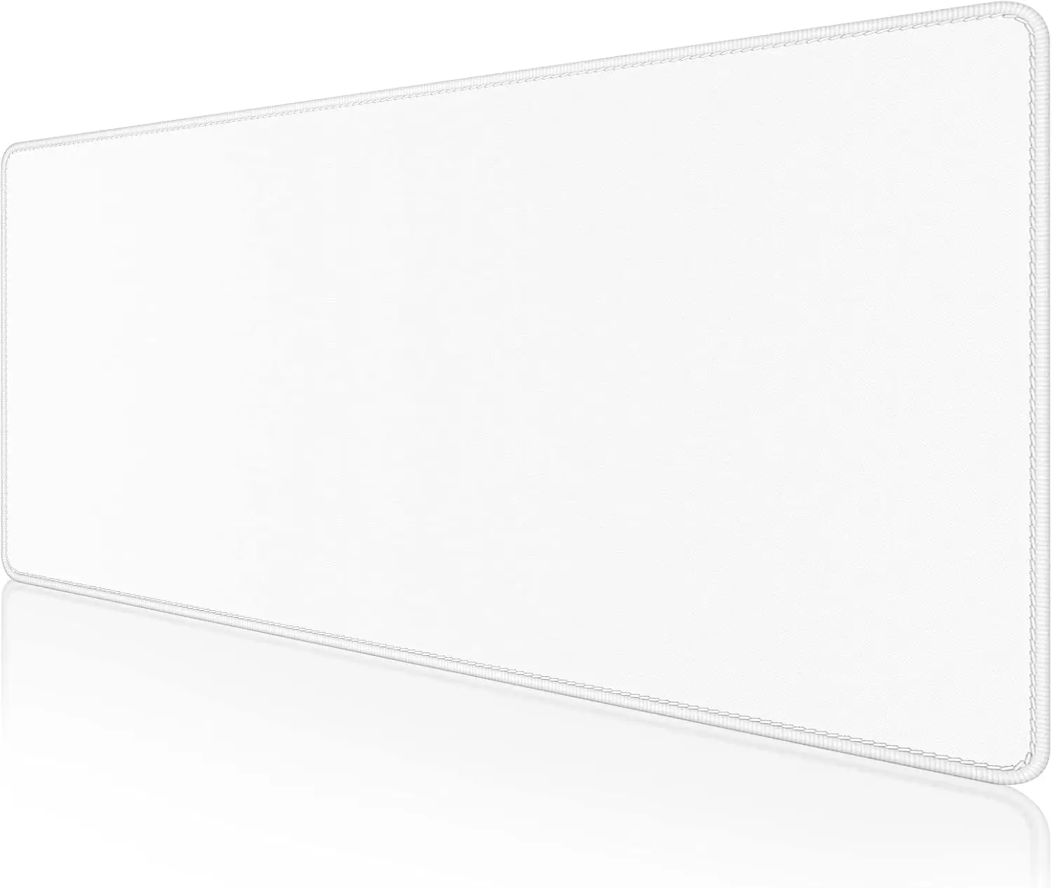 

Large Gaming Mouse Pad, Extended Mouse Mat with Stitched Edges, Full Size Keyboard Pad, Non-Slip Base, XXL Desk Mat 31.5x15.7in, Ivory White