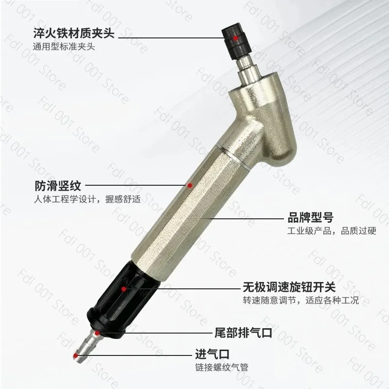 for  AG 123N 093N Pneumatic Micro Die Grinder 45 90 Degree Angle Polishing Tool