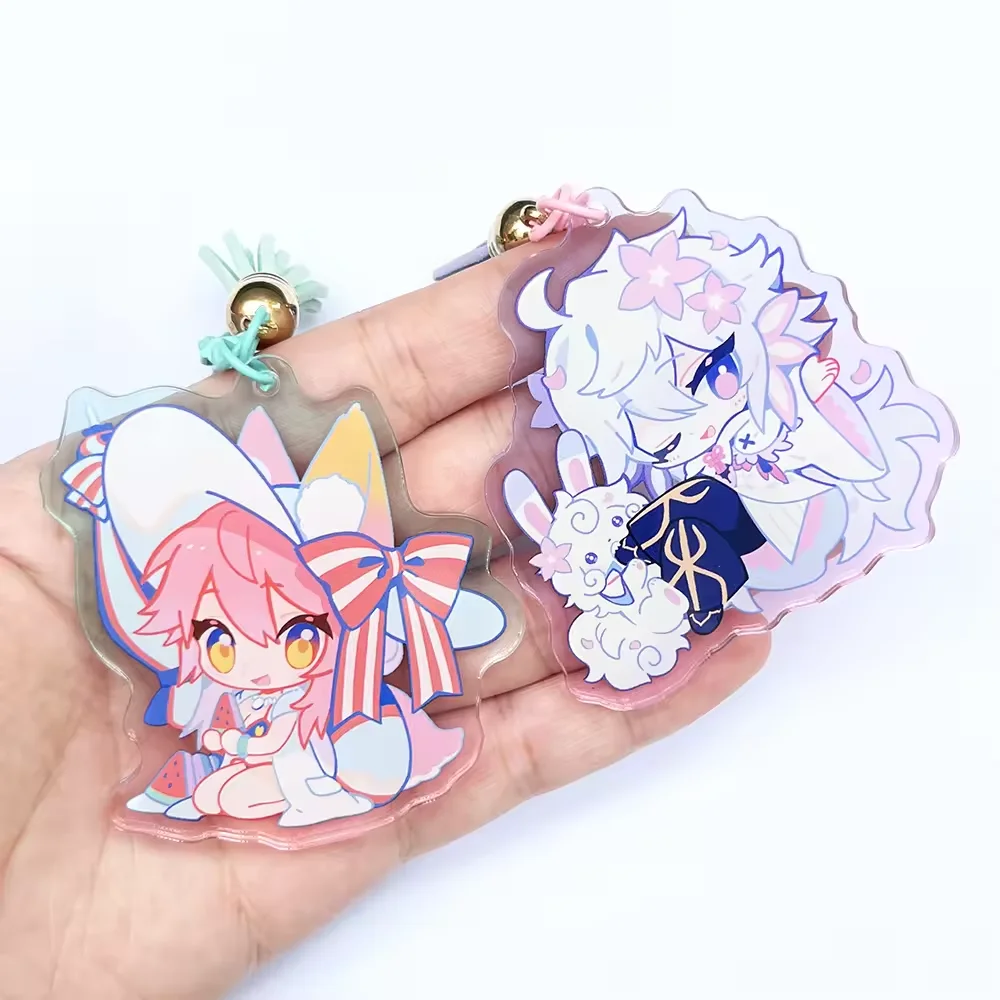 Brelok CNC YSO, akrylowy, personalizowany, delikatny, modny wisiorek, uroczy postać, wysoka jakość, cięcie diamentowe CNC