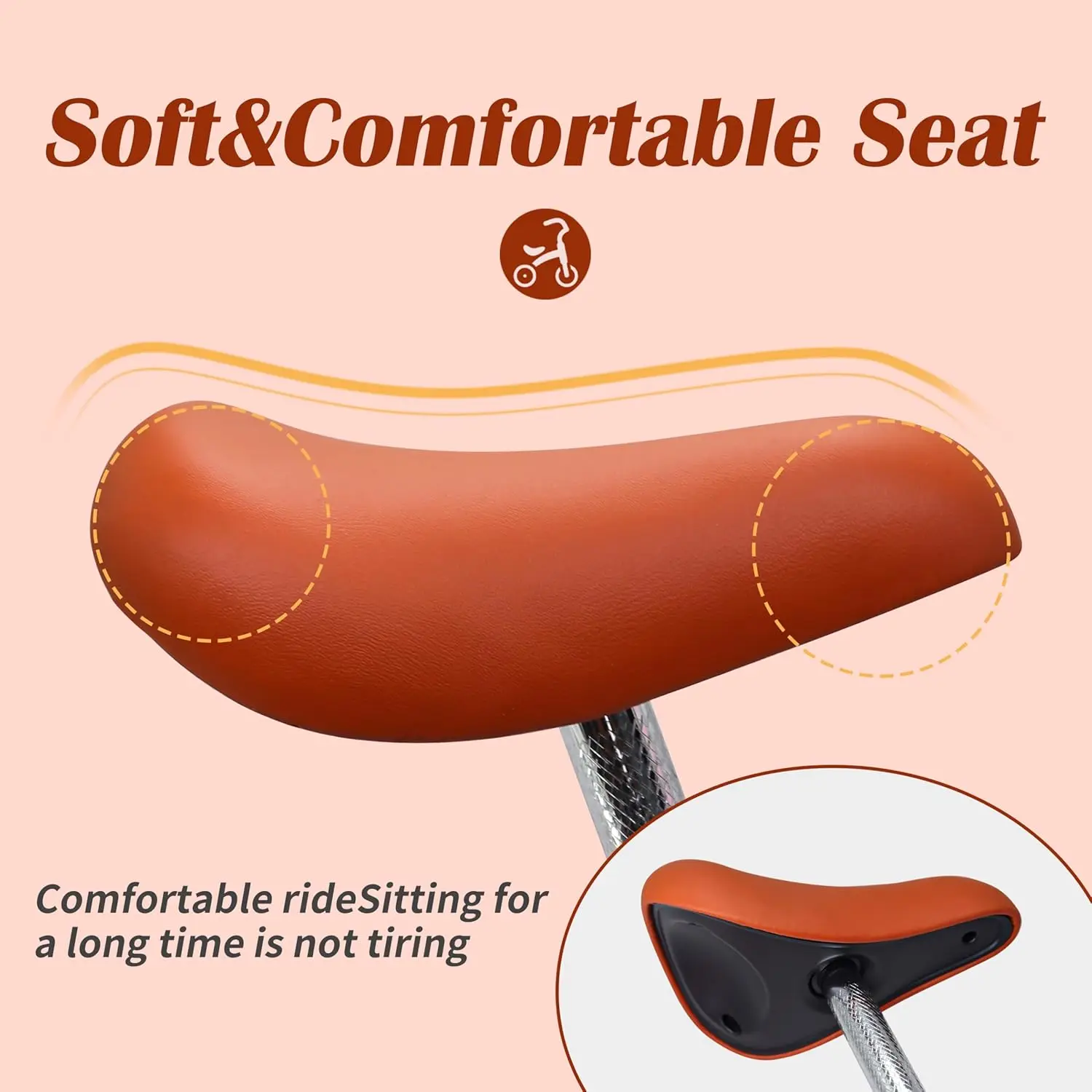 Vélo d'équilibre sans pédale pour tout-petit, siège et guidon réglables, pneus sans plat, vélo d'entraînement en plein air, enfants de 2 à 5 ans, 12 po