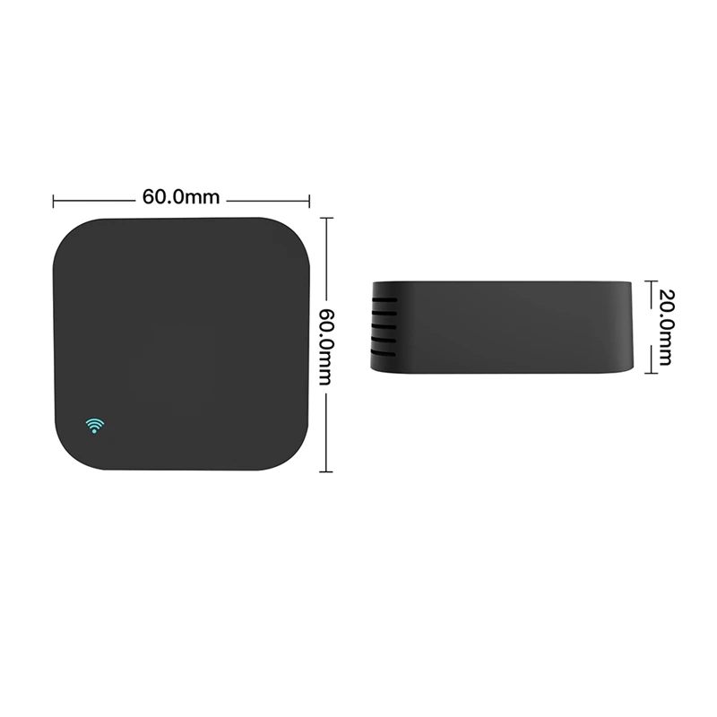 Tuya-Control remoto inteligente Wifi RF IR, 433Mhz/315Mhz, compatible con Alexa, Google Home, Universal para aires acondicionados y televisores