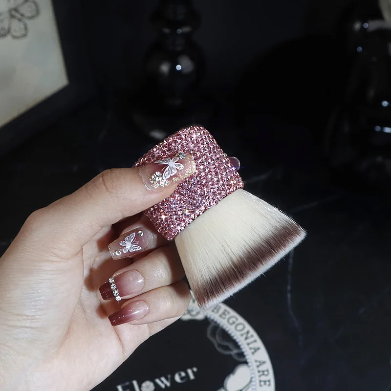 

Small Loose Round Powder Creative Makeup Ultra-Flat Head Beginner Brush, Mini Single Eyeshadow Brush