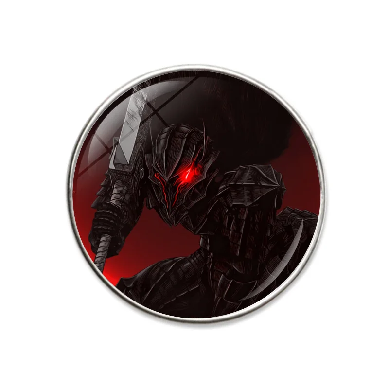 Anime Berserk Beherit Pin Badge Guts Swordsman Warrior Brooches for Clothes Backpack Bags Jewelry Accessories