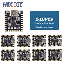 1-10 sztuk NANO V3.0 / Nano SuperMini typu C płyta rozwojowa atmega328p chip port szeregowy ch340 do arduino