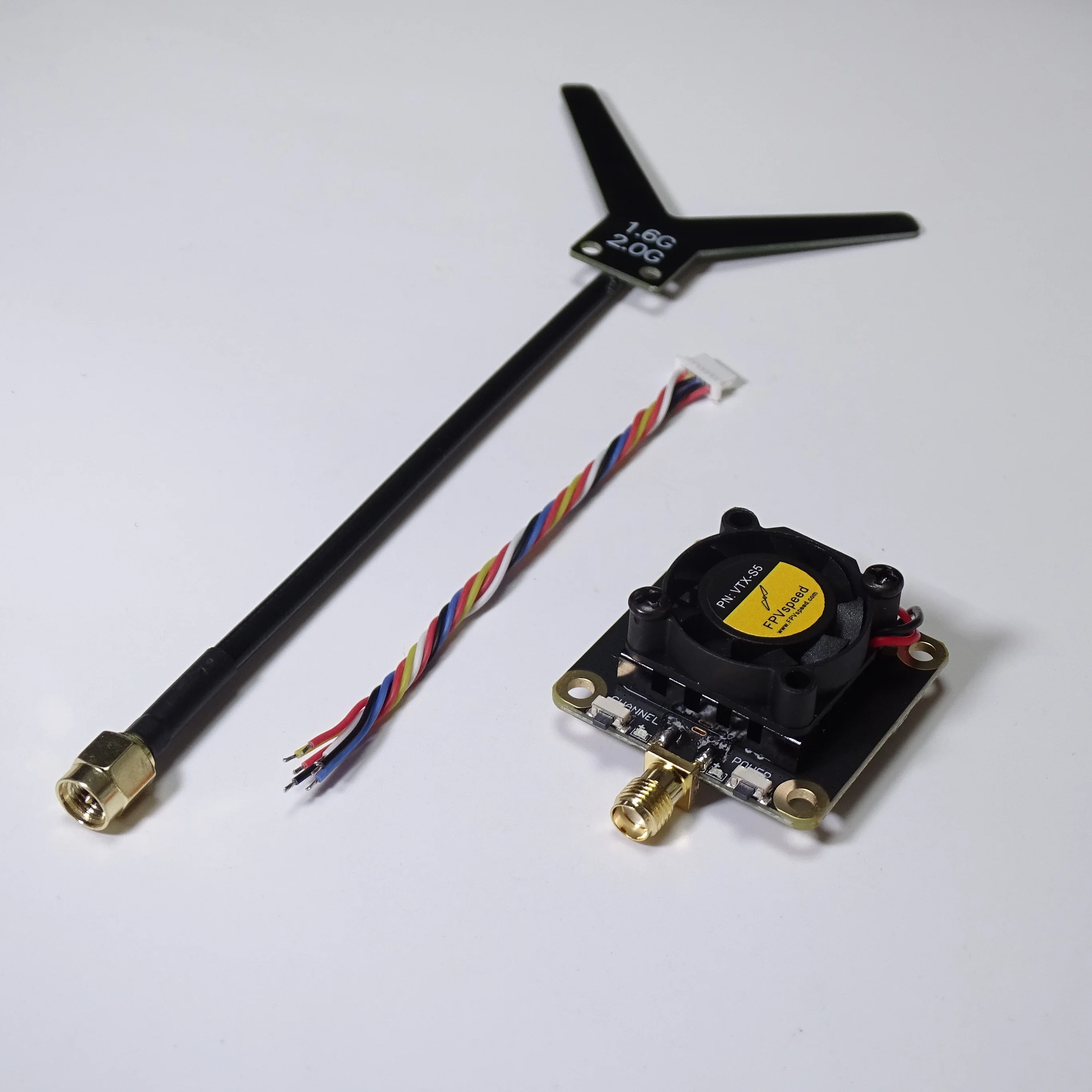 

FPVspeed VTX Image Transmission Transmitter 1.7/1.9G 1.6W Drone Crossing Machine Flying Tower Aircraft Toy Video Emitter Parts