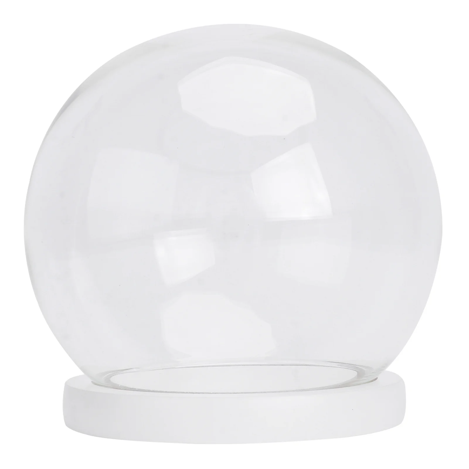 

1Pcs Preserved Flower Glass Dome Cover Decorative Display Case for Eternal Flower Arrangement Desktop Ornament