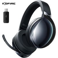 Kofire GL-06 2.4G Gaming Headset 3D Surround Sound Low Latency Wireless Headphones Bluetooth 5.4 ENC Mic For PC PS4 PS5 Switch