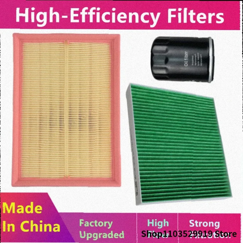 3pcs/For Changan Cs55 Plus E-Rock/Oil Filter, Air Filter, Cabin Air Filter/Auto Parts