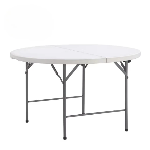 

Недорогие складные пластиковые столы для банкетов на 10 человек, круглые, прочные, портативные, компактные, белые, для свадеб, мероприятий и вечеринок.