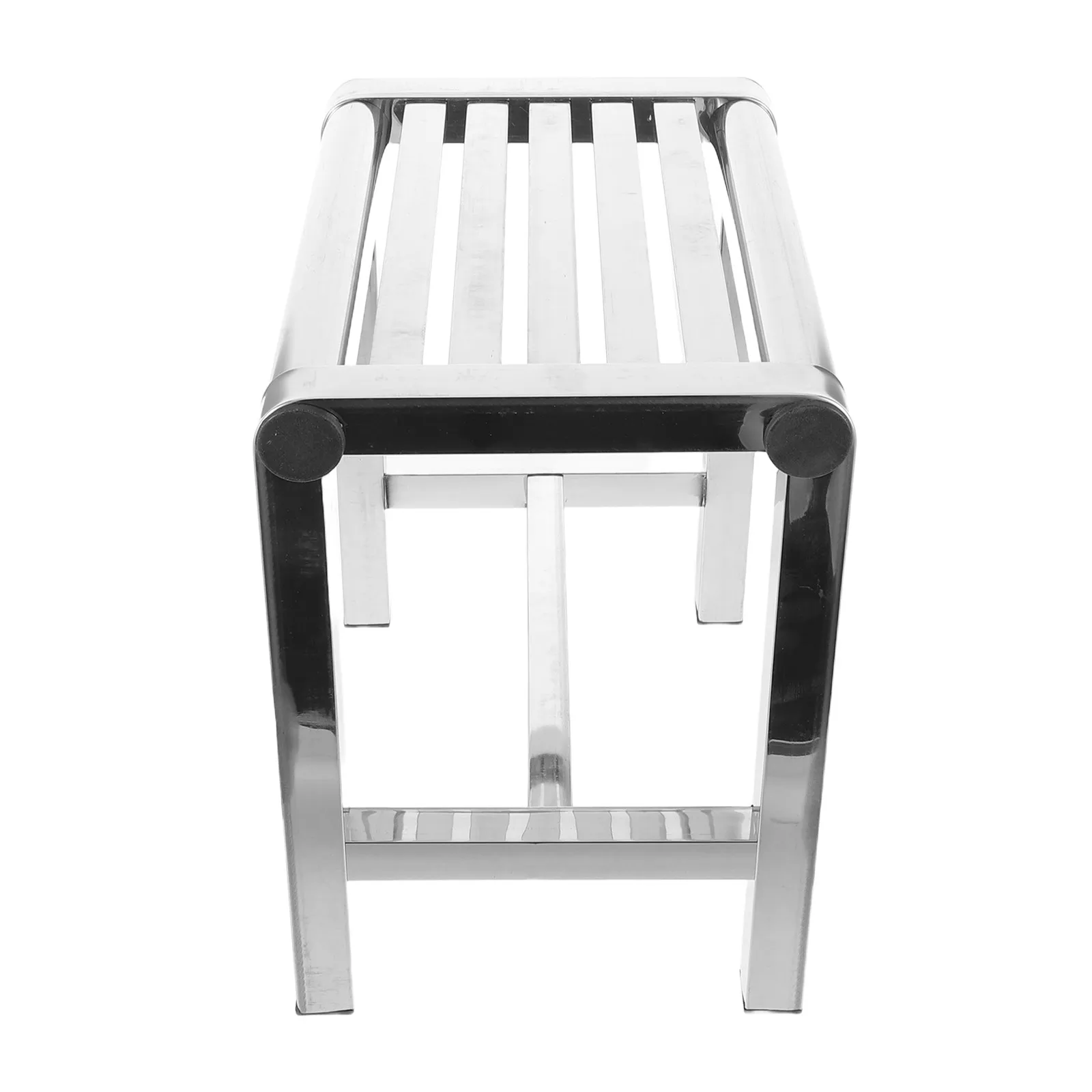 

Стул для душа из нержавеющей стали 12.20x11.81x7.87 дюймов, водонепроницаемый, противоскользящий, металлическая компактная подставка для ног для ванной комнаты, домашняя скамейка-подставка для ног