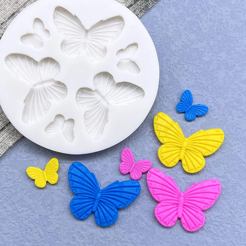 Butterfly Silicone Sugarcraft Mold Cookie Cupcake Chocolate Baking Mold Fondant Cake Decorating Tools