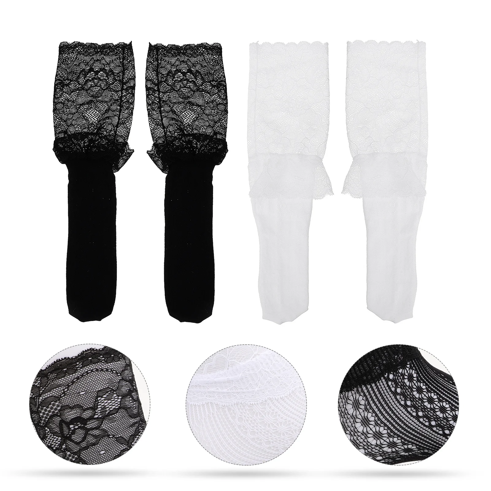 

Knee High Socks For Girls Lace Mesh Ankle Socks Breathable Children Dress Accessories Summer Party Wear Holiday Gift