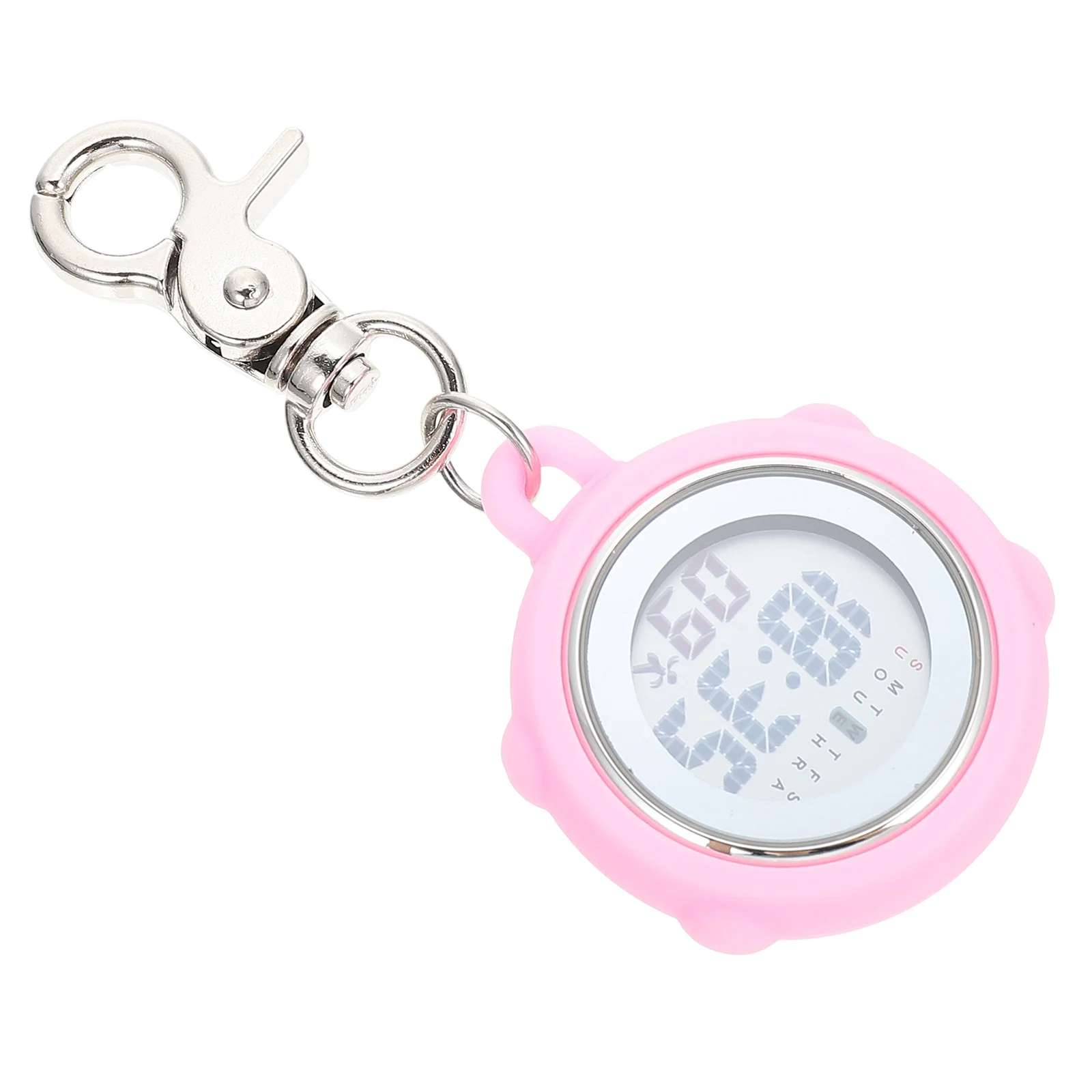 

Watch Stainless Steel Silicone Clip-on Nurse Doctor Fob Timepiece for Medical Workers Students Nursing School