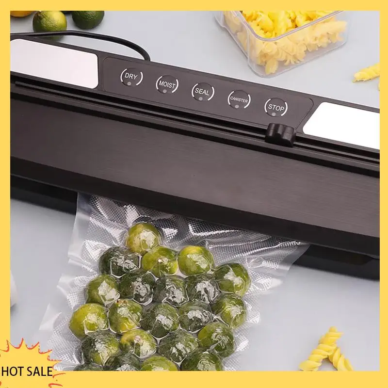 

A66Z Vacuum Sealer Machine, 60Kpa Dry & Moist Food Vacuum Sealer Machine Includes 10 Vacuum Sealer Bags