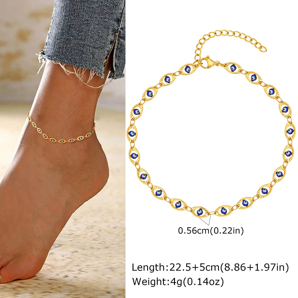 Herz-Fußkettchen aus Edelstahl für Damen, vergoldetes, zartes Fußkettchen-Armband, leichter Luxus-Fußschmuck, Partygeschenke für Mädchen