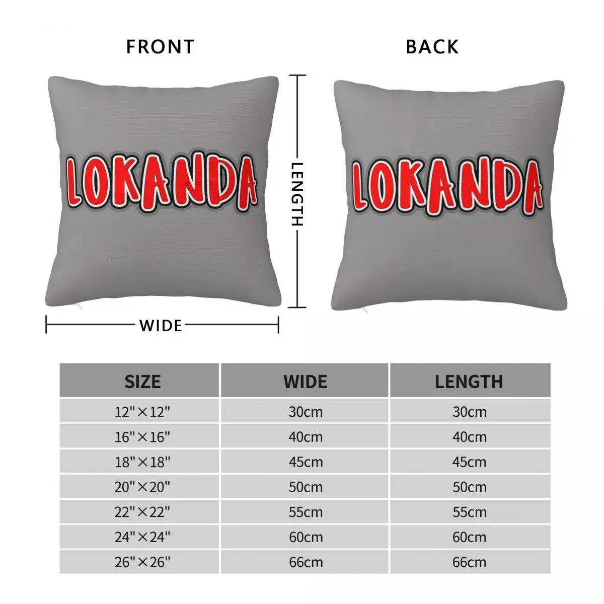 Camp Lokanda Gear Square Pillowcase Polyester Linen Velvet Pattern Zip Decorative Room Cushion Cover