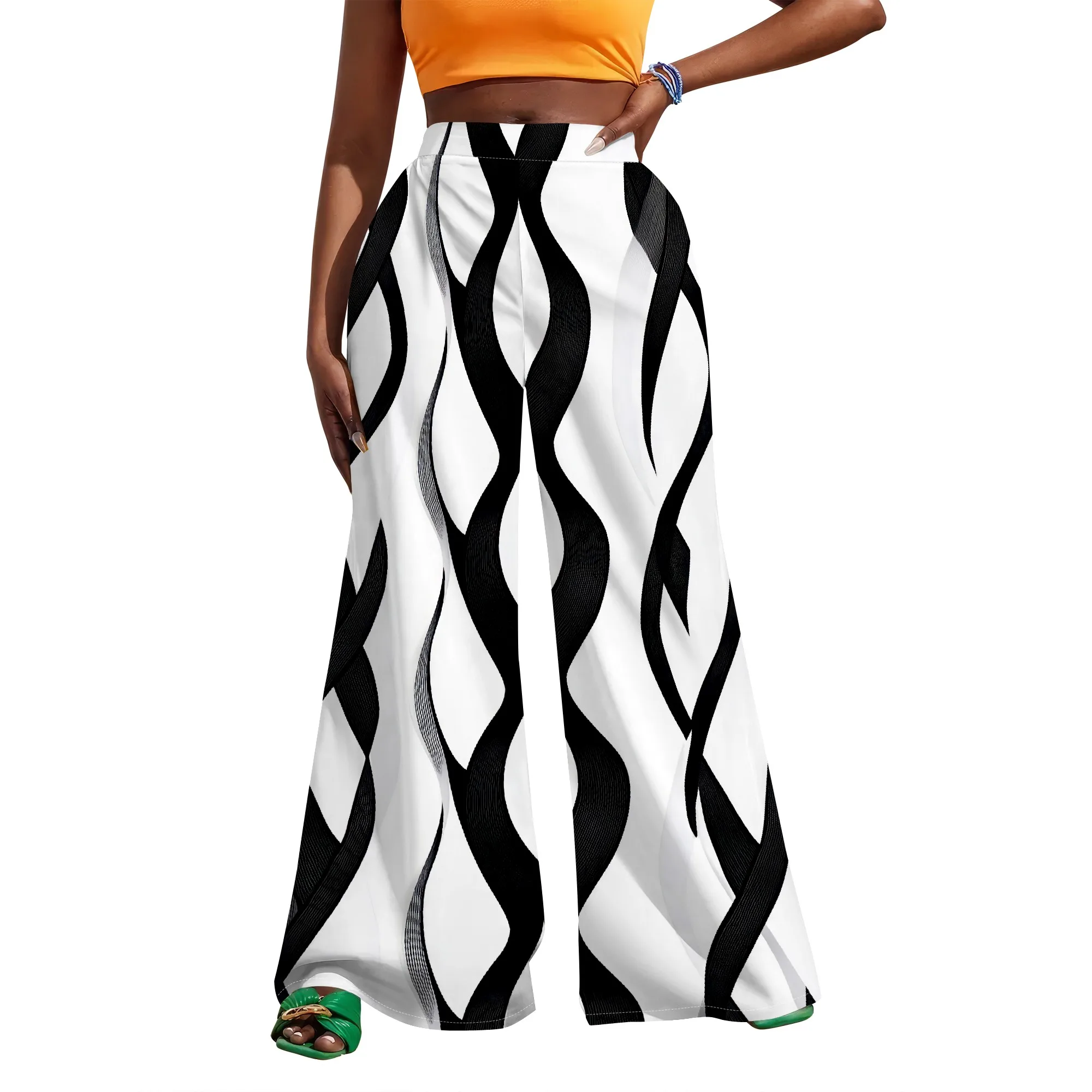 Sleeveless Bodycon Maxi Dress Brown Brush Stroke Abstract Print Chic Art-Inspired Style
