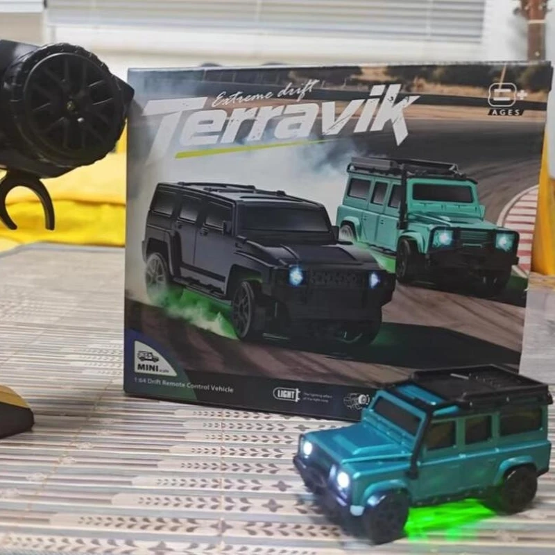 새로운 Rc1/64 시뮬레이션 허머 전문가용 사륜구동 고속 미니 오프로드 무선 조종 자동차 (소년용 드리프트 자동차)