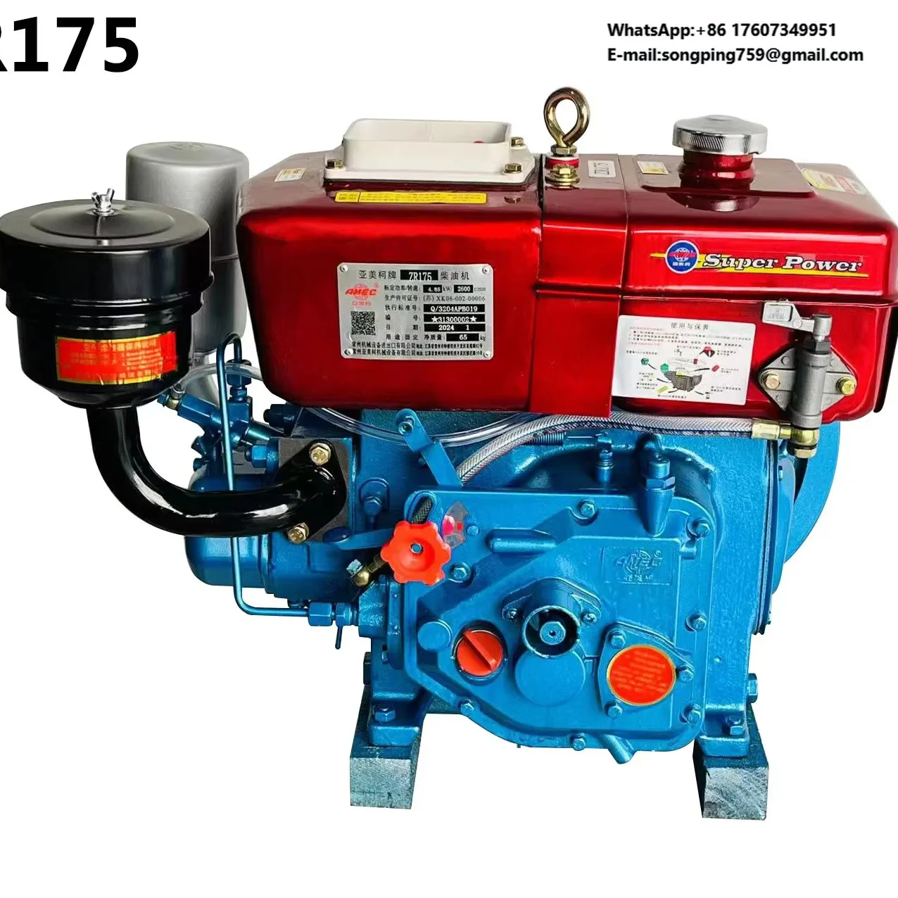 

Custom Design Single Cylinder Diesel Engine New Machinery with Electric Start Core Motor Components One-Stop Service for Sale