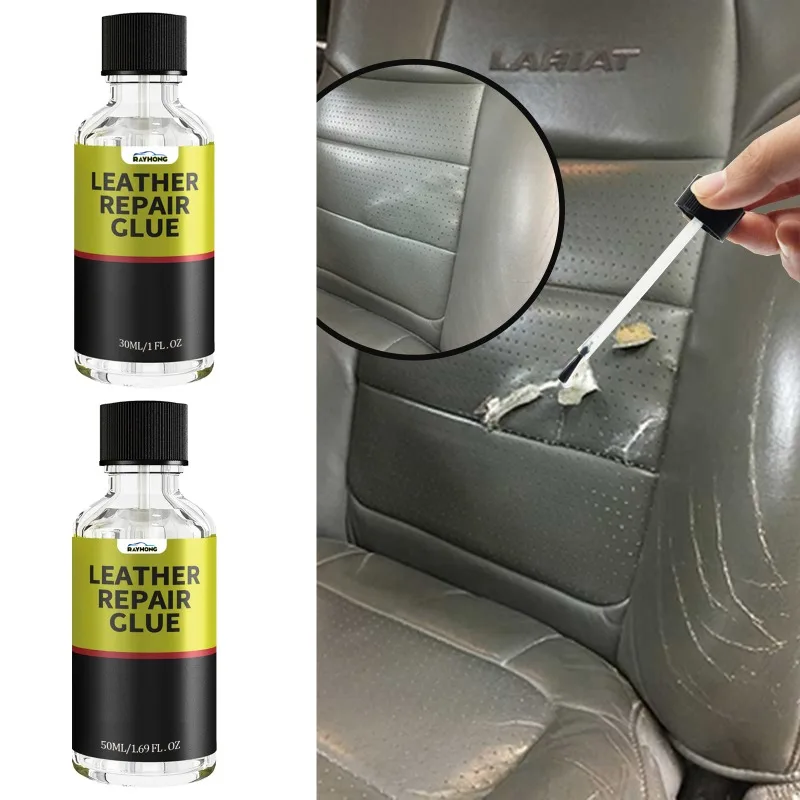 1PCS 50ml/30ml Car Leather Repair Glue Sofa Scratches Strong Glue Quickly Repair Tools for Bags Shoes Auto Leather Maintenance