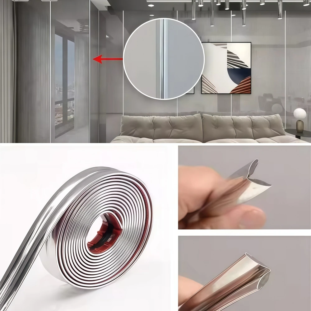 1PC 1m/2m/3metersX2cm Corner Guard Edge Protector Strip Self Adhesive Tape for Table Furniture Wall Home Improvement Stickers