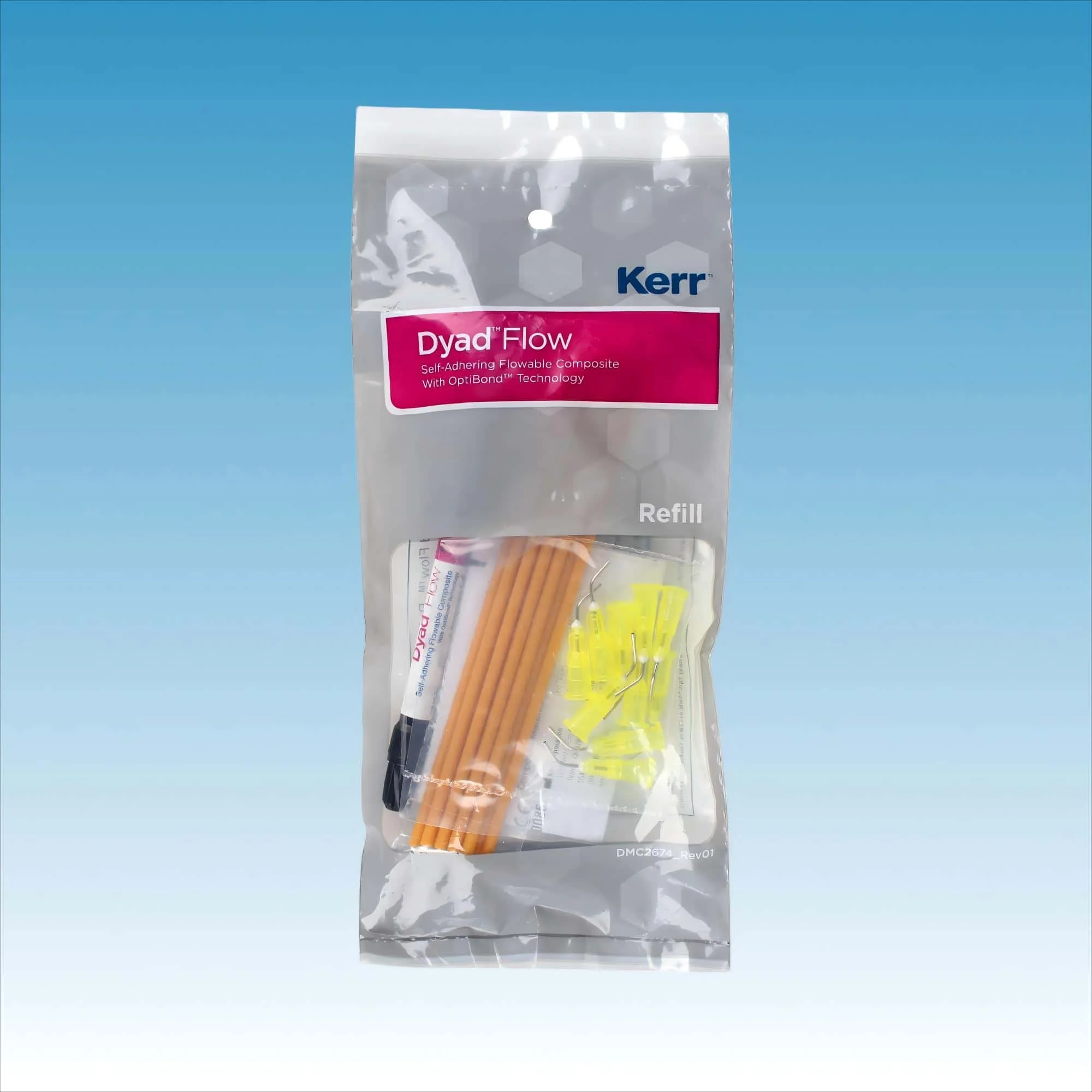 

Kerr Dyad Flow Flowable Composite Resin Repair Material/Self-adhesive Flowing Resin 2g/ tube A1/A2/A3/A3.5 Color