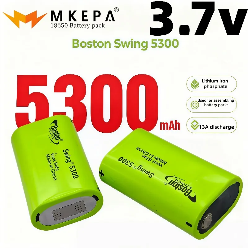 5300mAh 3.7V Low Temperature Fuel Lithium Battery New Original Battery Cell With 13A Discharge Capacity