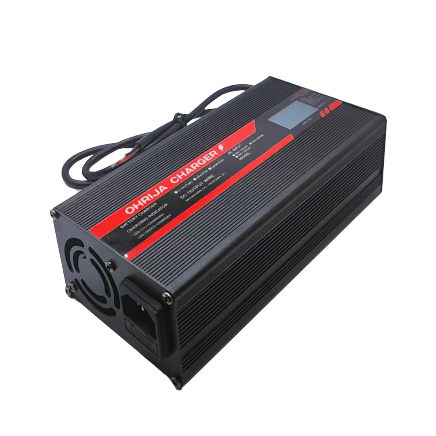 60v lead acid charger 60V 10A Gel battery for 5S 69.0V Lead-acid battery charger with Digital LCD Display Fast charging