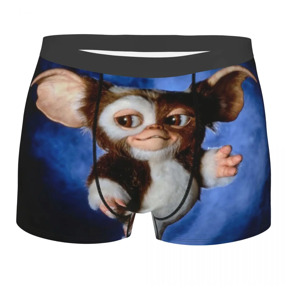 Custom Gremlins Underwear Men Stretch Gizmo Mogwai Monster Movie Boxer Briefs Shorts Panties Soft Underpants For Male