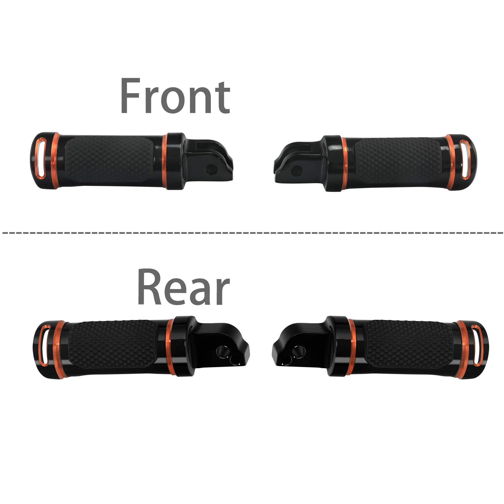 Repose-pieds avant et arrière adapté à Harley Softail Street Bob FXBB Sport Glide 2018 – 2024