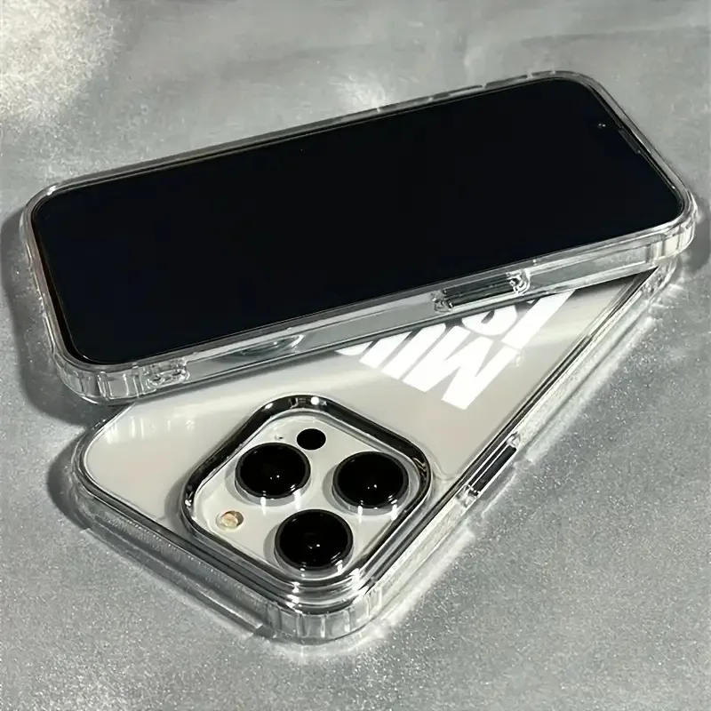 เคสโทรศัพท์ลายตัวอักษรภาษาอังกฤษสีขาว เหมาะสำหรับ iPhone 17 16 15 14 13 12 11Pro/Max/Plus ป้องกันการตกกระแทกและกันแรงสั่นสะเทือน