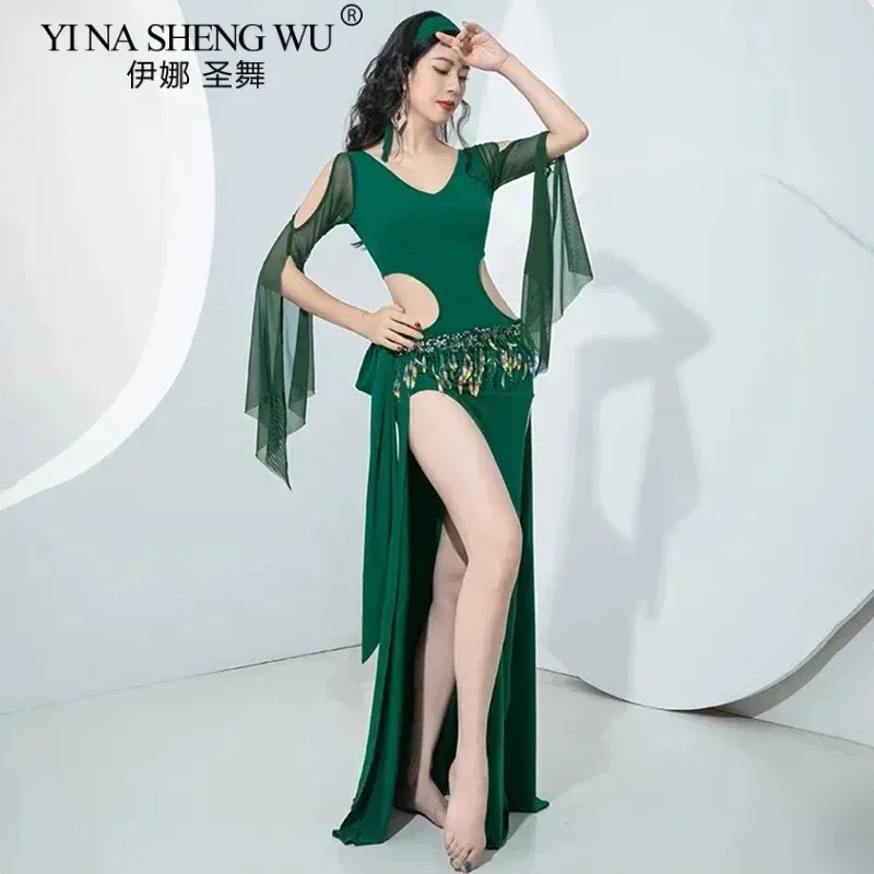 Belly Dance Costume Women Oriental Performance Dress Saidi Competition Robes Shaabi Baladi Training Dresses Bellydance Outfit