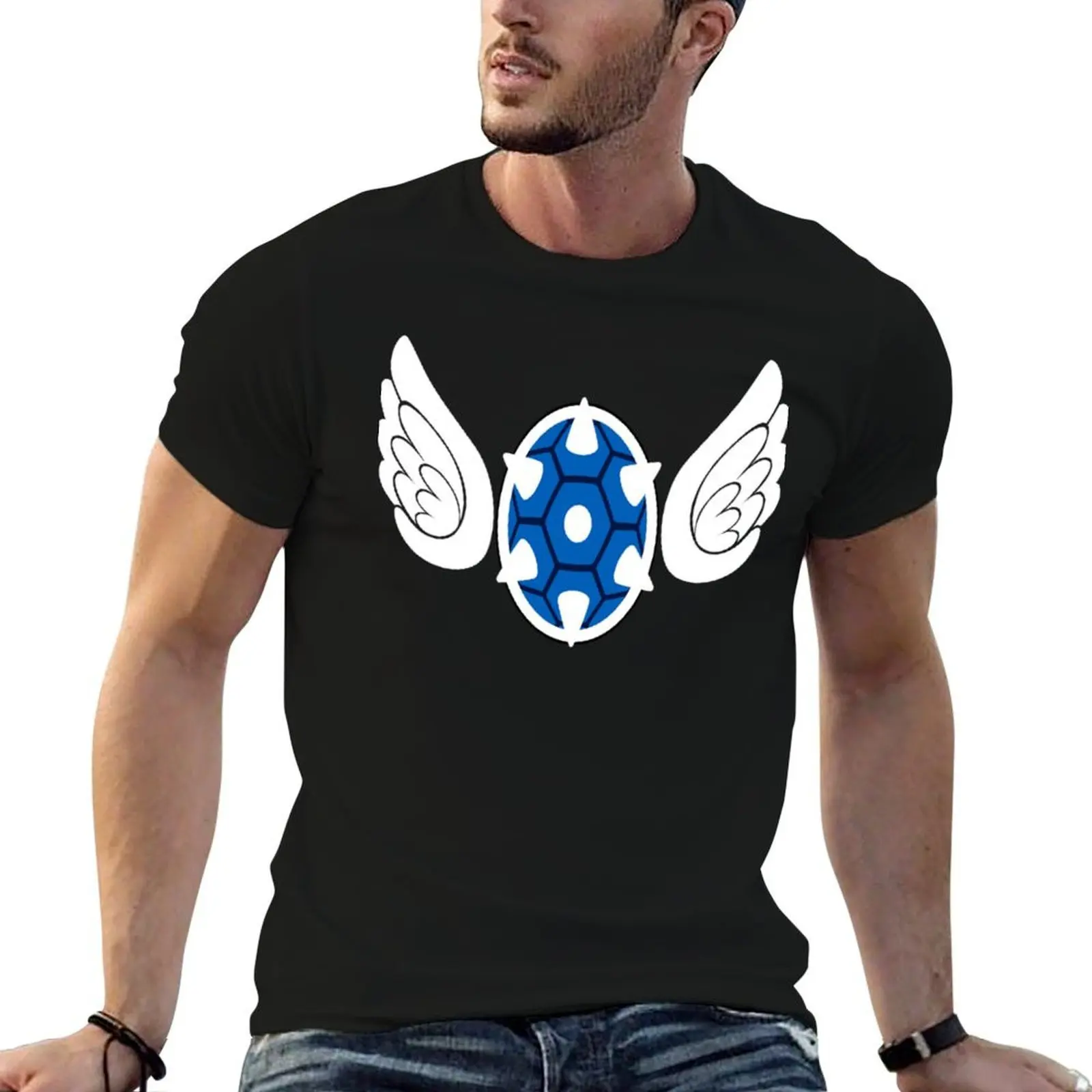 

Blue Shell T-Shirt cotton t shirts man 100% funny t shirts dark humor T-Shirt