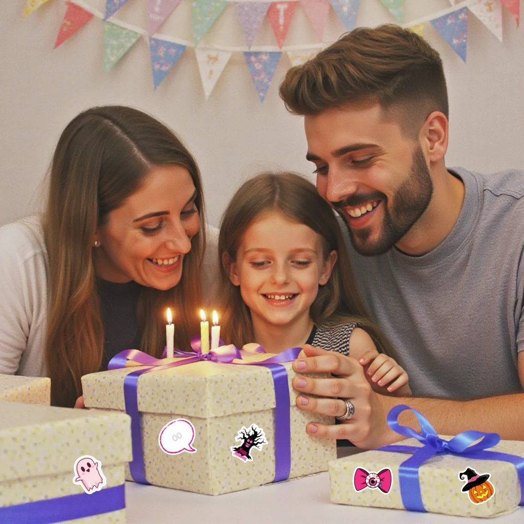 35 Stück Cartoon-Halloween-Aufkleber, verspielte Hexe, Lehrer, Belohnungsaufkleber, Aufkleber für DIY, Telefon, Gitarre, Laptop, Notebook