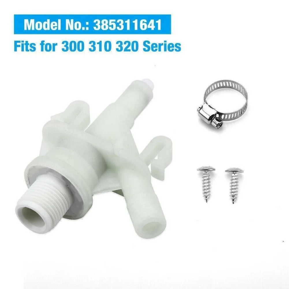 

385311641 Valve RV Flush Valve For RV Travel Built-in Filter Easy Installation Long-lasting Durability For RV Plumbing System