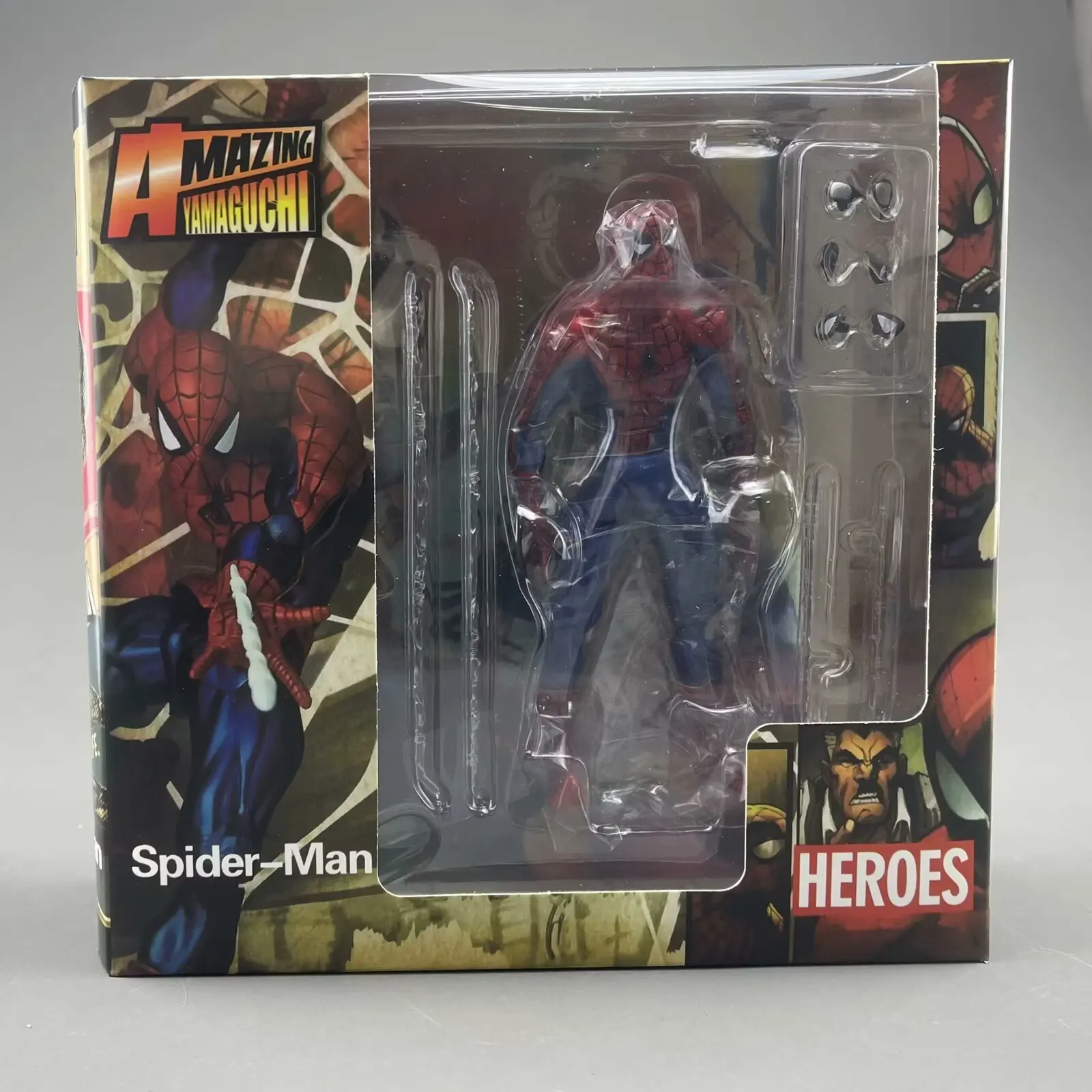 Yamaguchi-style Articulated Series Spiderman Marvel Spider-Man No.002 Reissue Boxed Figure Toy Gift