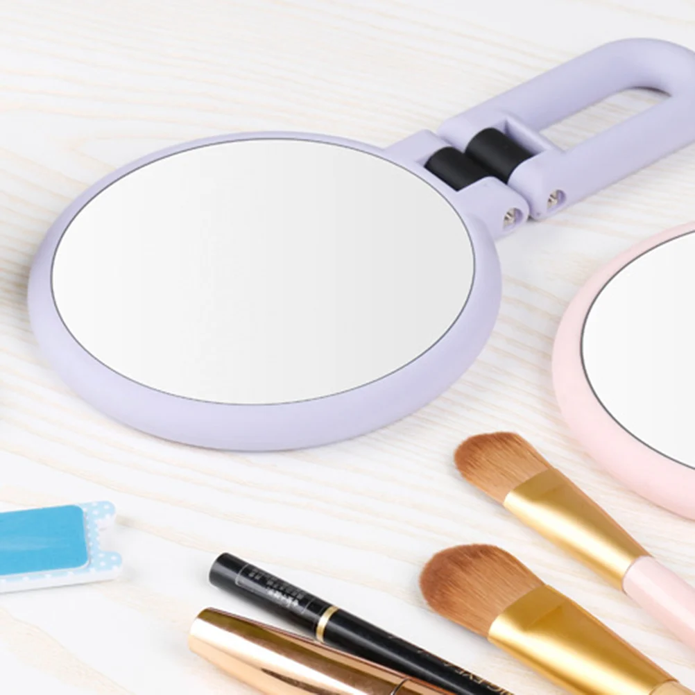 

Elegant 15x Magnification LED Makeup Mirror Plastic Frame Scratch Resistant Simple Design Perfect Gift for