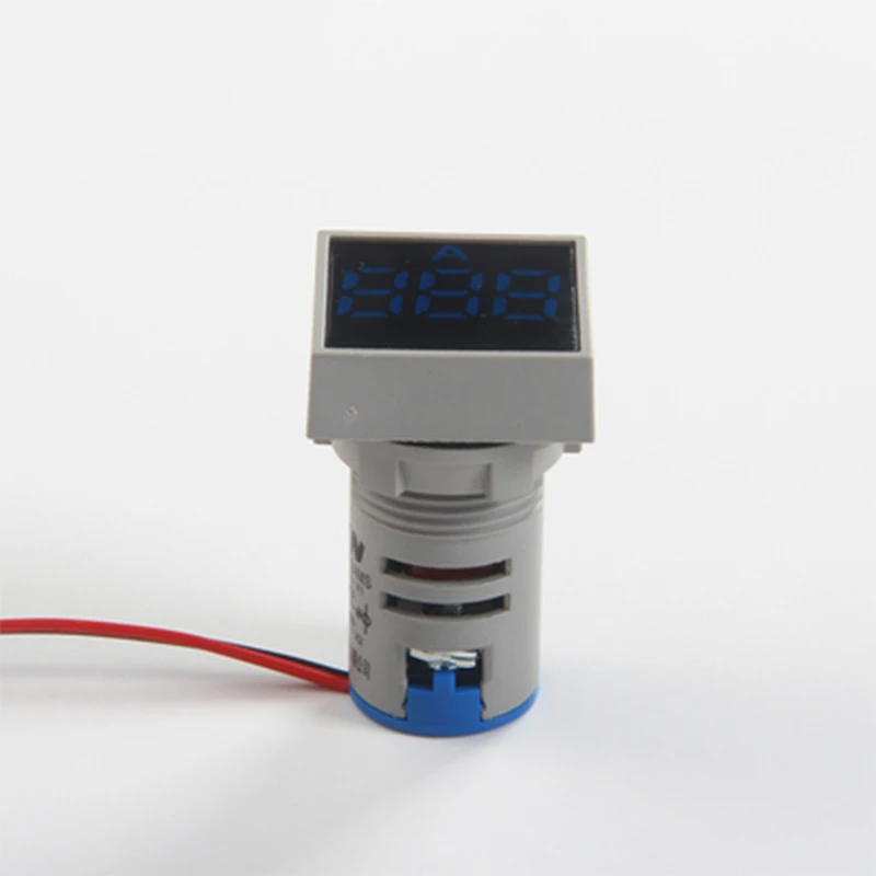 1Pcs AD101-22AM Signal Lamp With Current Indication 0-100A Opening 22mm Digital Display Current AD16-22AM