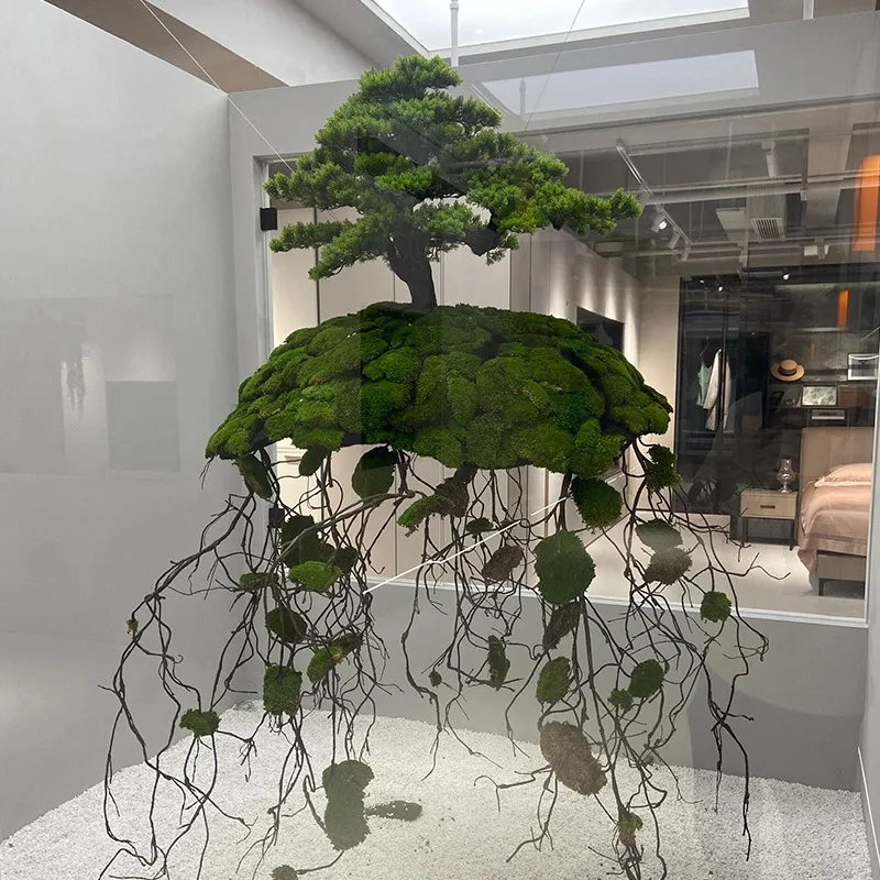 

Hanging pine tree fake tree foam decoration fake tree indoor window decoration landscaping ornaments