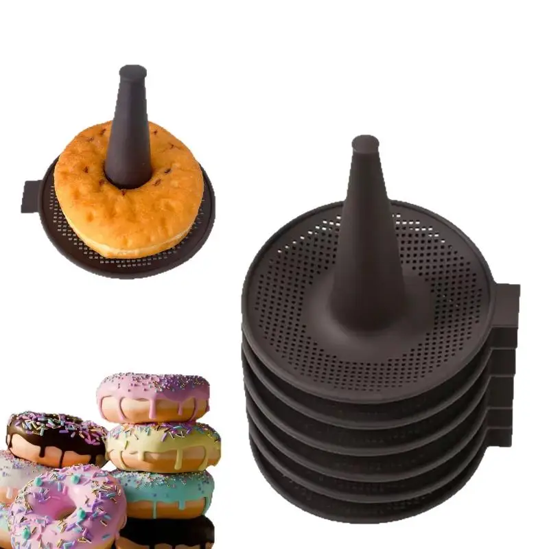 1/4 Pcs Silicone Baking Mold Set Donuts Mold Cake Mousse Pudding Mold Non-Stick Dishwasher Safe Bread Making Tool