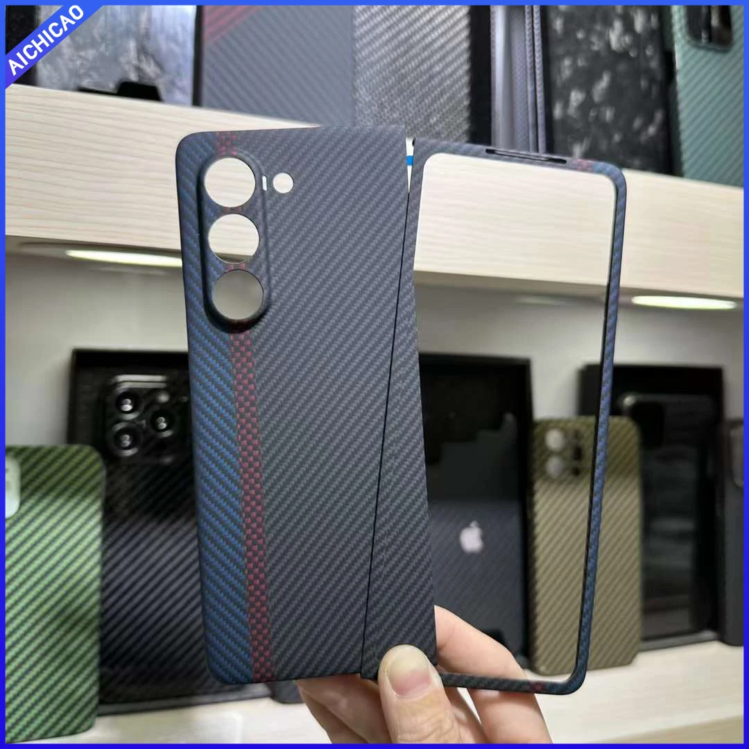 

ACC- Real Carbon Fiber Case for Samsung Galaxy Z Fold 5 Aramid FiberUltra-thin Anti-drop Phone Case