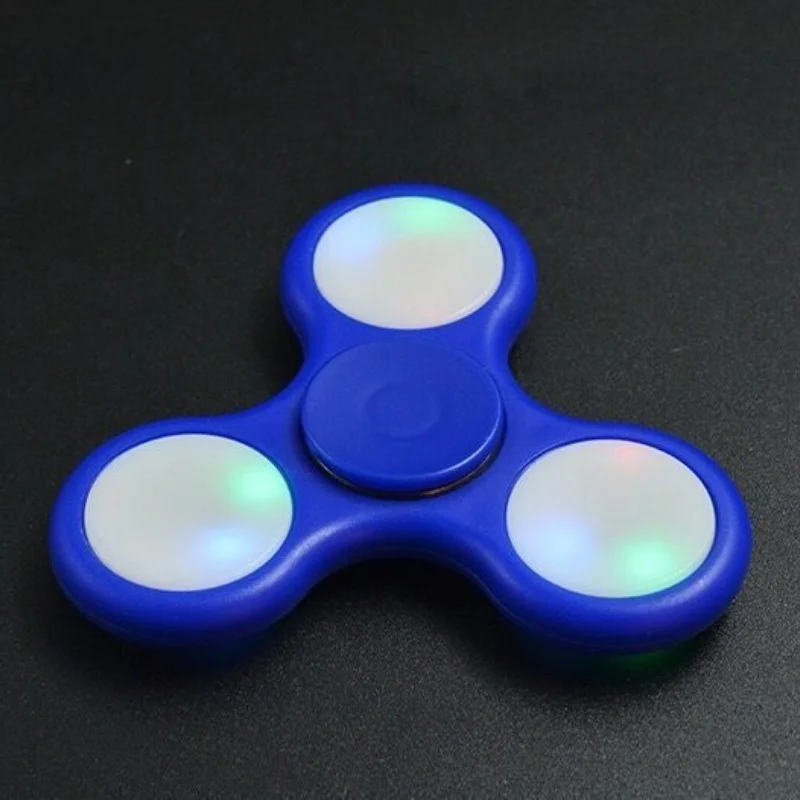 

Креативный светящийся LED спиннер, меняющий цвет, светящийся в темноте, антистрессовая игрушка для детей