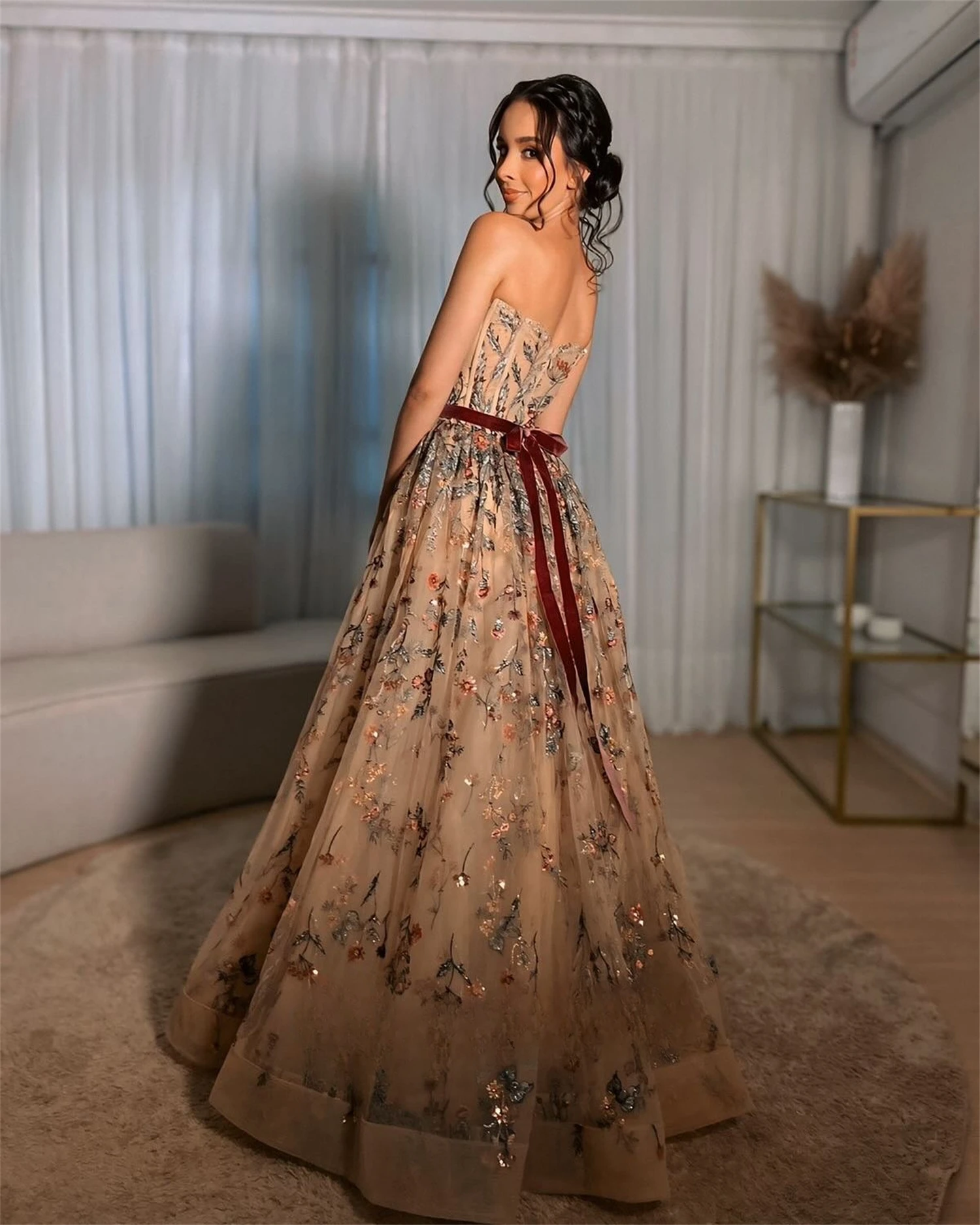 Customized Evening Dress Sharon Happy Evening Dresses for Special Occasions Wedding Party Dresses Elegant Lady Dress Robe